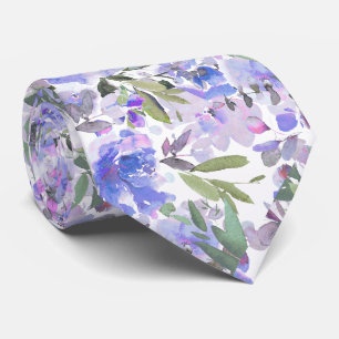 PixDezines H2 Zomerbloemen Helder Kleuren Stropdas
