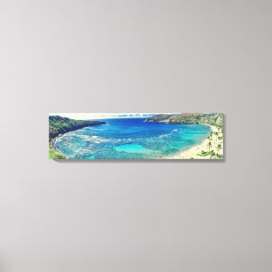 PixDezines hanauma baai Canvas Afdruk