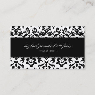 PixDezines Haute Coutour Damask/doe-het-zelf achte Visitekaartje