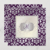 PixDezines Haute Couture Damask Kaart (Voorkant / Achterkant)