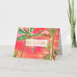 PixDezines  Hawaii/Dank u Bedankkaart