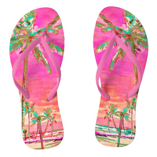 PixDezines  Hawaii, Mauna Lani Bay Teenslippers (Voetbed)