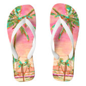 PixDezines Hawaii, Mauna Lani Bay Teenslippers (Voetbed)
