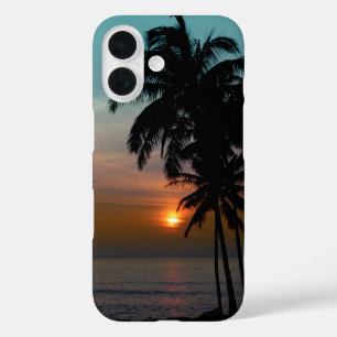PixDezines hawaii/zonsondergang/strand iPhone 16 Hoesje