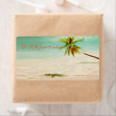 PixDezines Hawaiian Beach Etiket (Insitu)