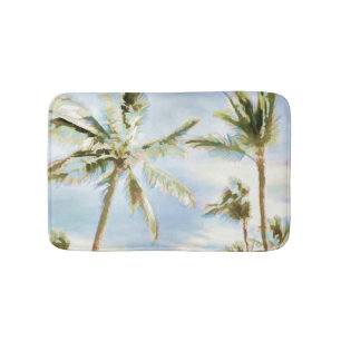 PixDezines  Hawaiian Beach/Light Blue Badmat