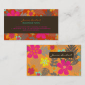 PixDezines Hawaiian Oerwoud/Aangepaste Achtergrond Visitekaartje (Voorkant / Achterkant)