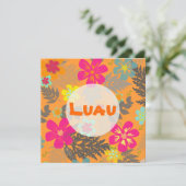 PixDezines hawaiian oerwoud/DIY achtergrondkleur Kaart (Staand voorkant)