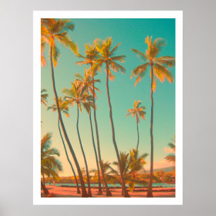 PixDezines hawaiian strand/honaunau Poster