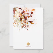 PixDezines Herfst Gum Eucalyptus Brunch+Bubble Kaart (Achterkant)