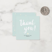 PixDezines het Manuscript van de Borstel van de DY Notitiekaartje (Voorkant / Achterkant in situ)