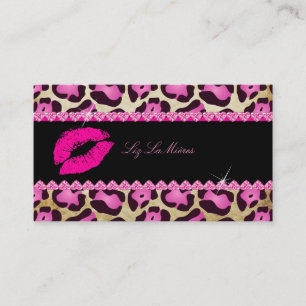 PixDezines hete lippen + sassy jaguar Visitekaartje