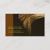 PixDezines Hi Tech/Fibre Optic/Copper Tone Visitekaartje (Achterkant)