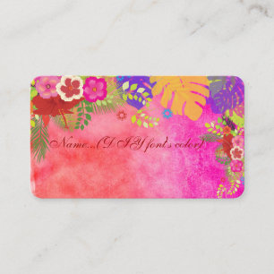 PixDezines hibiscus cartes de place (cartes biz)