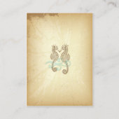 PixDezines hippocampe souhaitant bien chubby carte (Dos)