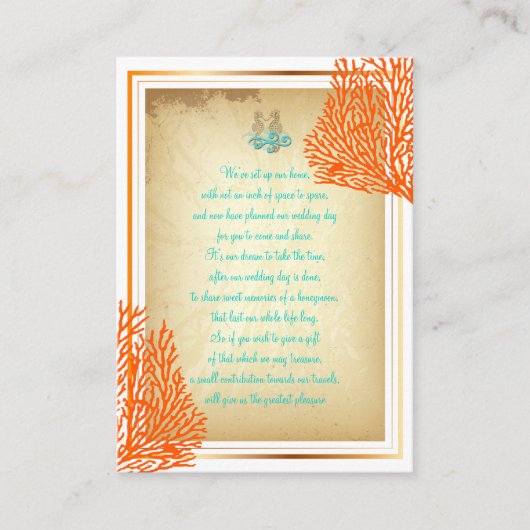 PixDezines hippocampe souhaitant bien chubby carte (Devant)