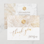 PixDezines Honeycomb Bar Mitzvah Merci Cartes ✡ (Devant / Derrière)