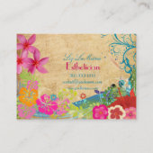 PixDezines  hula golven Visitekaartje (Achterkant)