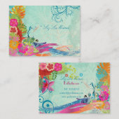 PixDezines hula golven Visitekaartje (Voorkant / Achterkant)