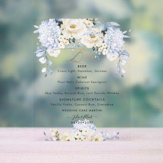 PixDezines Ice Blue Hyde Alabaster Menu Rose (Neutre)