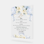 PixDezines Ice Blue Hyde Alabaster Menu Rose (Angle)