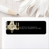 PixDezines imperium chandelier/DIY achtergrond Etiket (Insitu)