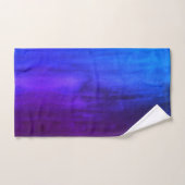 PixDezines Indigo + Eggplant Aquarelle (Serviette à main)