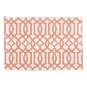 PixDezines Indochine Trellis/DIY kleuren Kussensloop (Achterkant-Rechts)