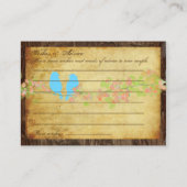 PixDezines Inséparables rustiques, cartes de conse (Dos)