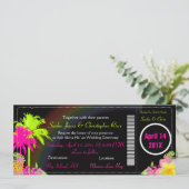 PixDezines instapass/twin palms Kaart (Staand voorkant)