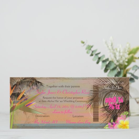 PixDezines instapkaart/paradijsvogel Kaart (Staand voorkant)