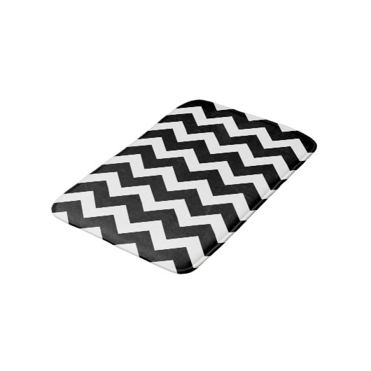 PixDezines instelbare chevron/DIY-kleur Badmat (Gekanteld)