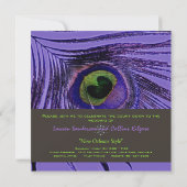 PixDezines Invitations Peacock/Violet (Dos)