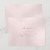 PixDezines Iridescent Blush wil je.. Bridesmaid Kaart (Voorkant / Achterkant)