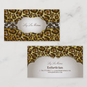 PixDezines  jaguar/doe-het-zelf achtergrondkleur Visitekaartje (Voorkant / Achterkant)