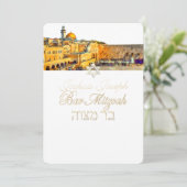 PixDezines jerusalem wall/diy background Kaart (Staand voorkant)