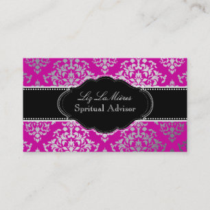 PixDezines Josephine Damask/DIY achtergrond kleur! Visitekaartje
