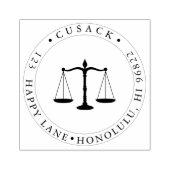 PixDezines Justice Scale | Rechtspersonen Rubberstempel (Afrduk)