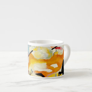 PixDezines Kandinsky 1913 Zeeslag Improv 31 Espresso Kop