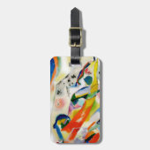 PixDezines Kandinsky 1914/abstract wandpaneel Bagagelabel (Voorkant verticaal)