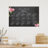 PixDezines-karton+ rozen/zitvlak Poster (Keuken)