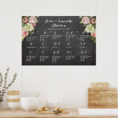 PixDezines-karton+ rozen/zitvlak Poster (Keuken)