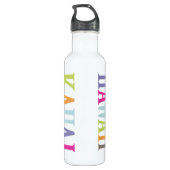 PixDezines kauai, maui, hawaii Waterfles (Achterkant)