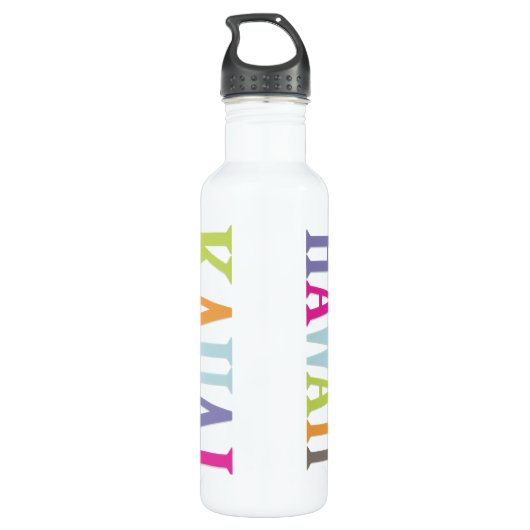 PixDezines kauai, maui, hawaii Waterfles (Achterkant)