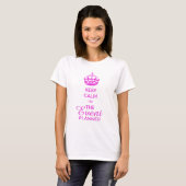 PixDezines Keep Calm/Event Planner/DIY-tekst T-shirt (Voorkant volledig)