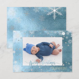 PixDezines Kerstvakantie foto/kalligrafie Kaart