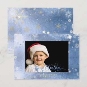 PixDezines Kerstvakantie foto/kalligrafie Kaart