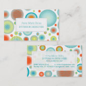 PixDezines kerstviering/DIY achtergrond! Visitekaartje (Voorkant / Achterkant)