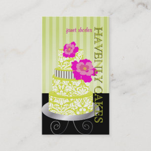 PixDezines Keylime Sponge Cake/pâtisserie Visitekaartje