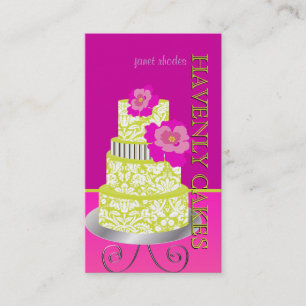PixDezines Keylime Sponge Cake/pâtisserie Visitekaartje